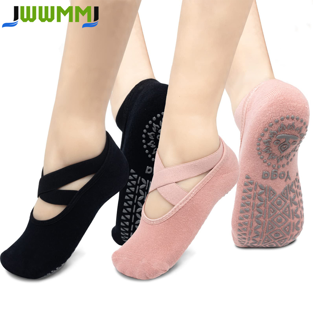 Pilate Yoga Workout - 1 Paar Yoga-Socken für Frauen mit