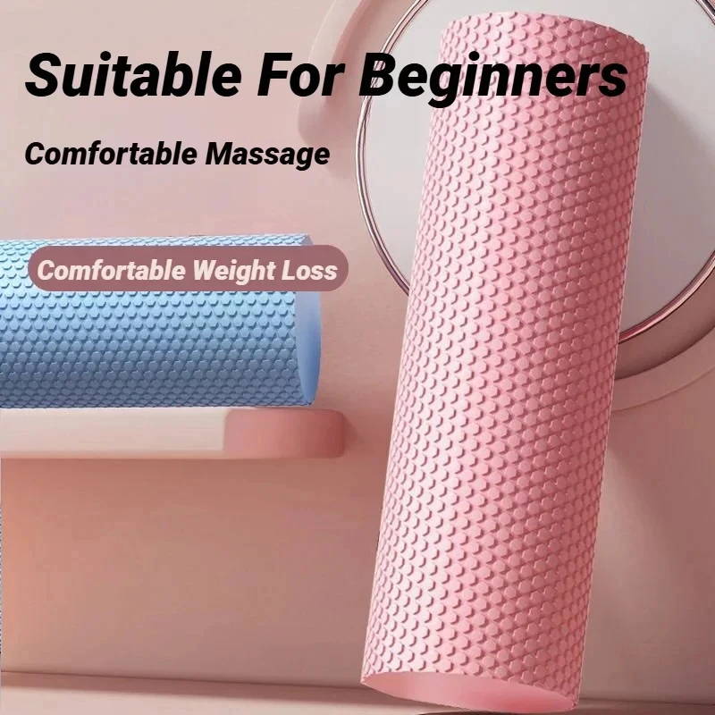 Pilate Yoga Workout - Sechseckige EVA-Schaumstoff-Yoga-Rolle, 10 cm × 30