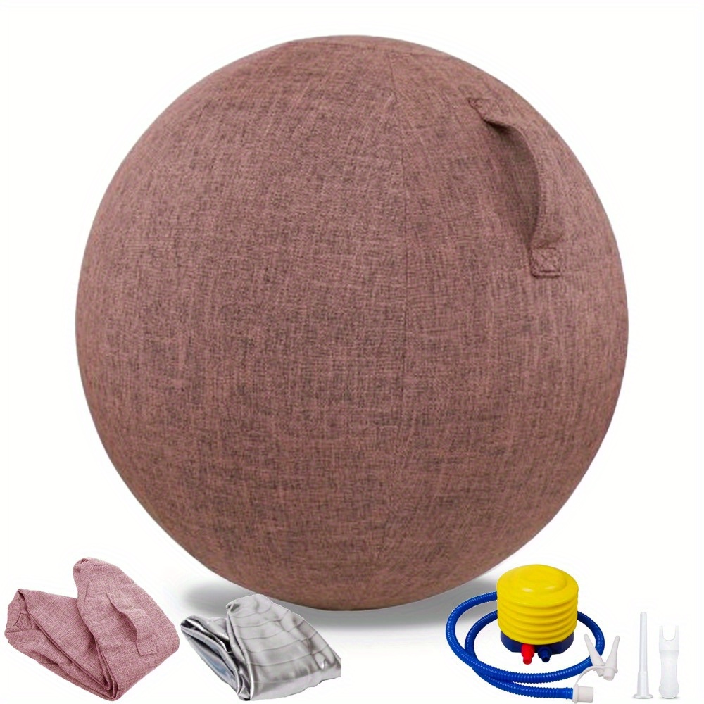 Pilates Yoga Pregnancy - Fitness-Ballstuhl mit Stoffbezug (25 Zoll/65 cm),