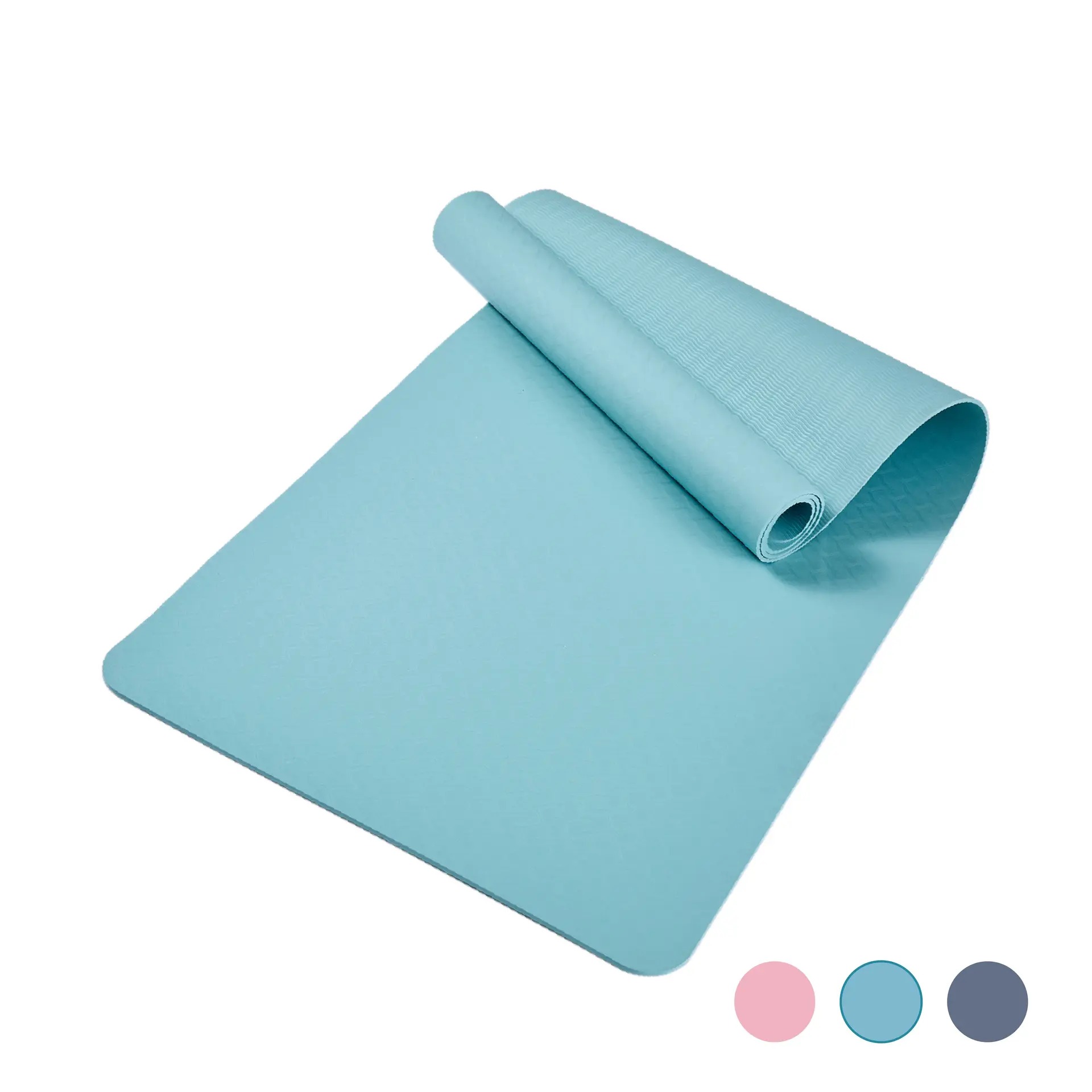 Pilates X Yoga - Rutschfeste TPE-Yogamatte 72 x 24 Zoll