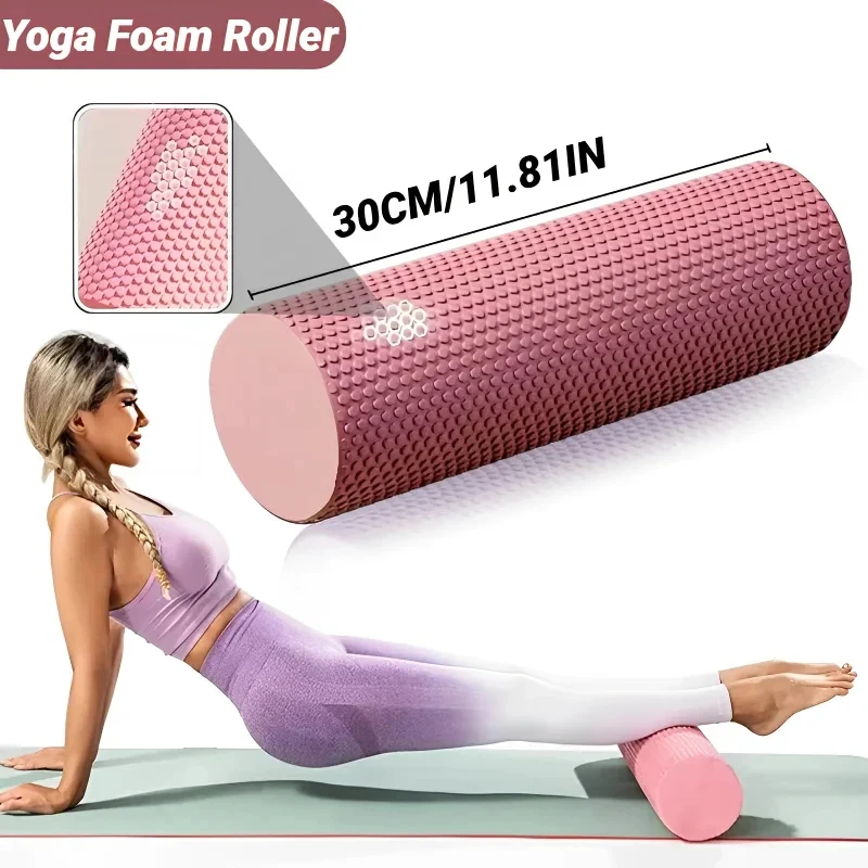 Pilates X Yoga - Sechseckige EVA-Schaum Yoga-Rolle 9,5cm X 29,7cm