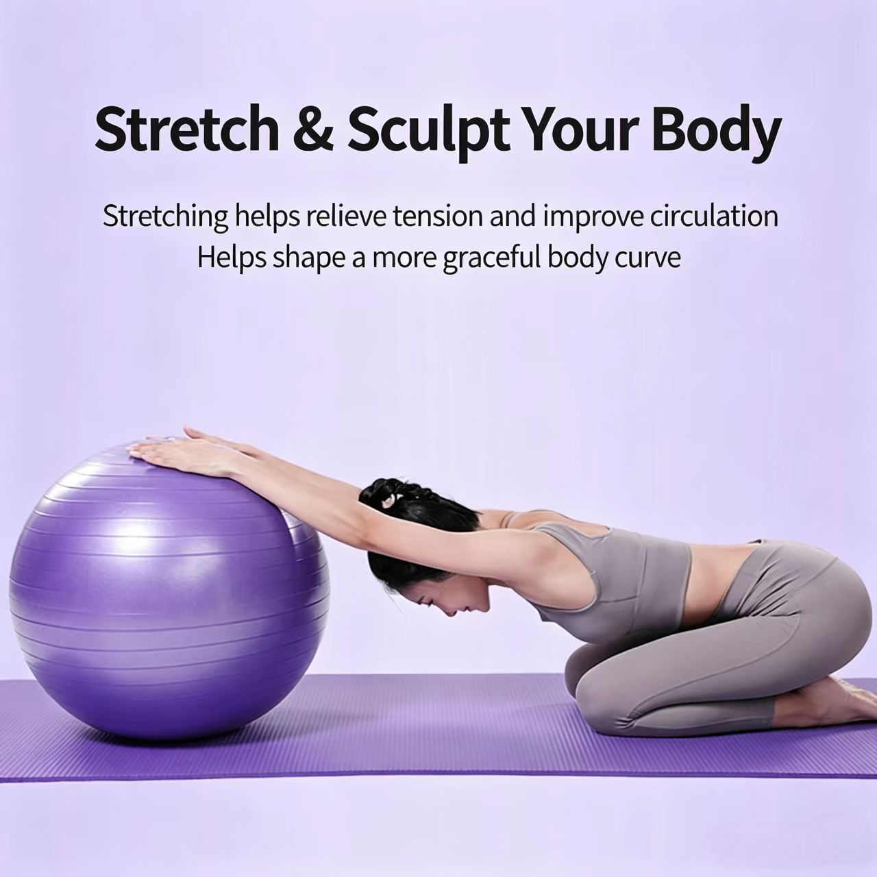 Verstärkter PVC-Yogaball/Pilat – Pilates Yoga Pregnancy Bewertung und Preis