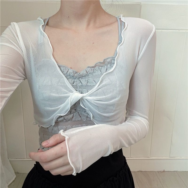 Damen Mesh Ballett-Überwurf mi – Pilates Yoga Wear Bewertung und Preis