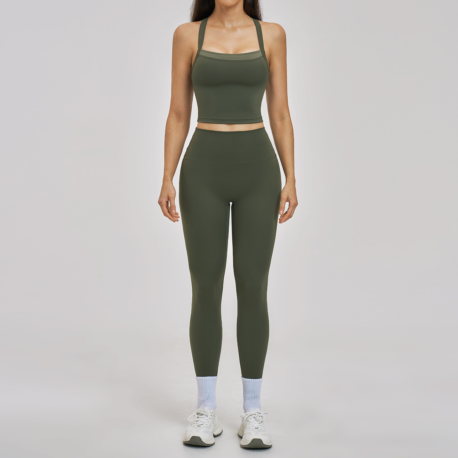 2-teiliges Yoga-Set für Damen, – Pilates Yoga Legging Bewertung und Preis