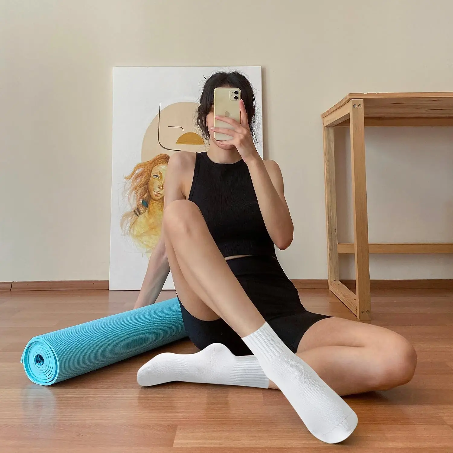 4 Paar Damen-Yoga-Socken, einf – Pilates & Yoga En Talavera Raquel Díaz Bewertung und Preis