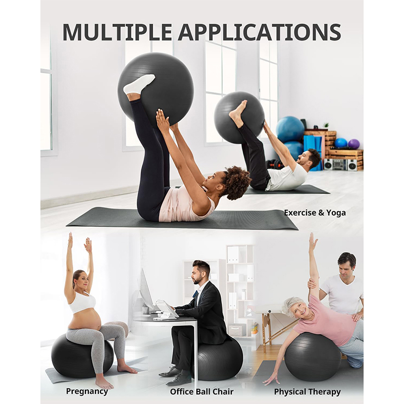Explosionssicherer Übungsball, – Pilates Yoga Pregnancy Bewertung und Preis