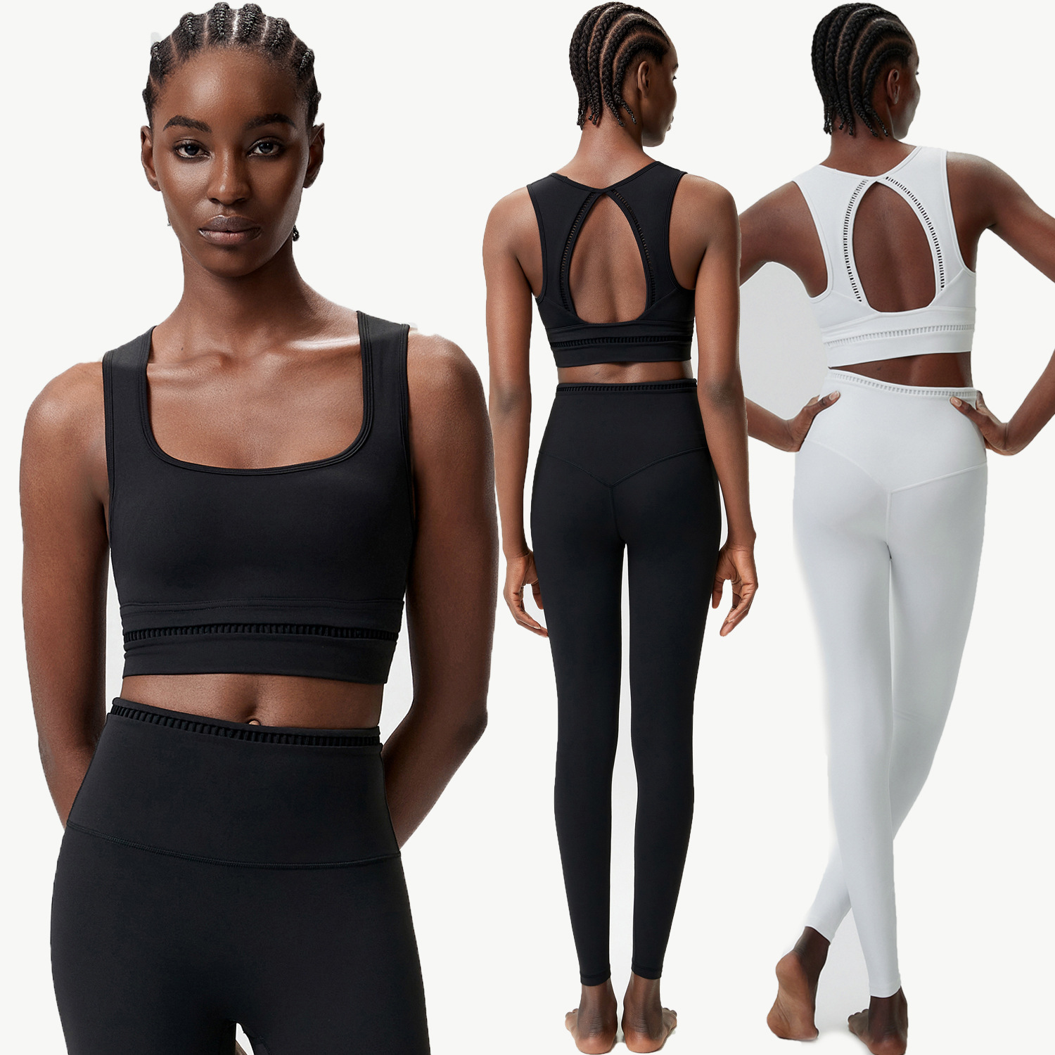 Neues 2-teiliges Yoga-Set für  – Pilates Yoga Legging Bewertung und Preis